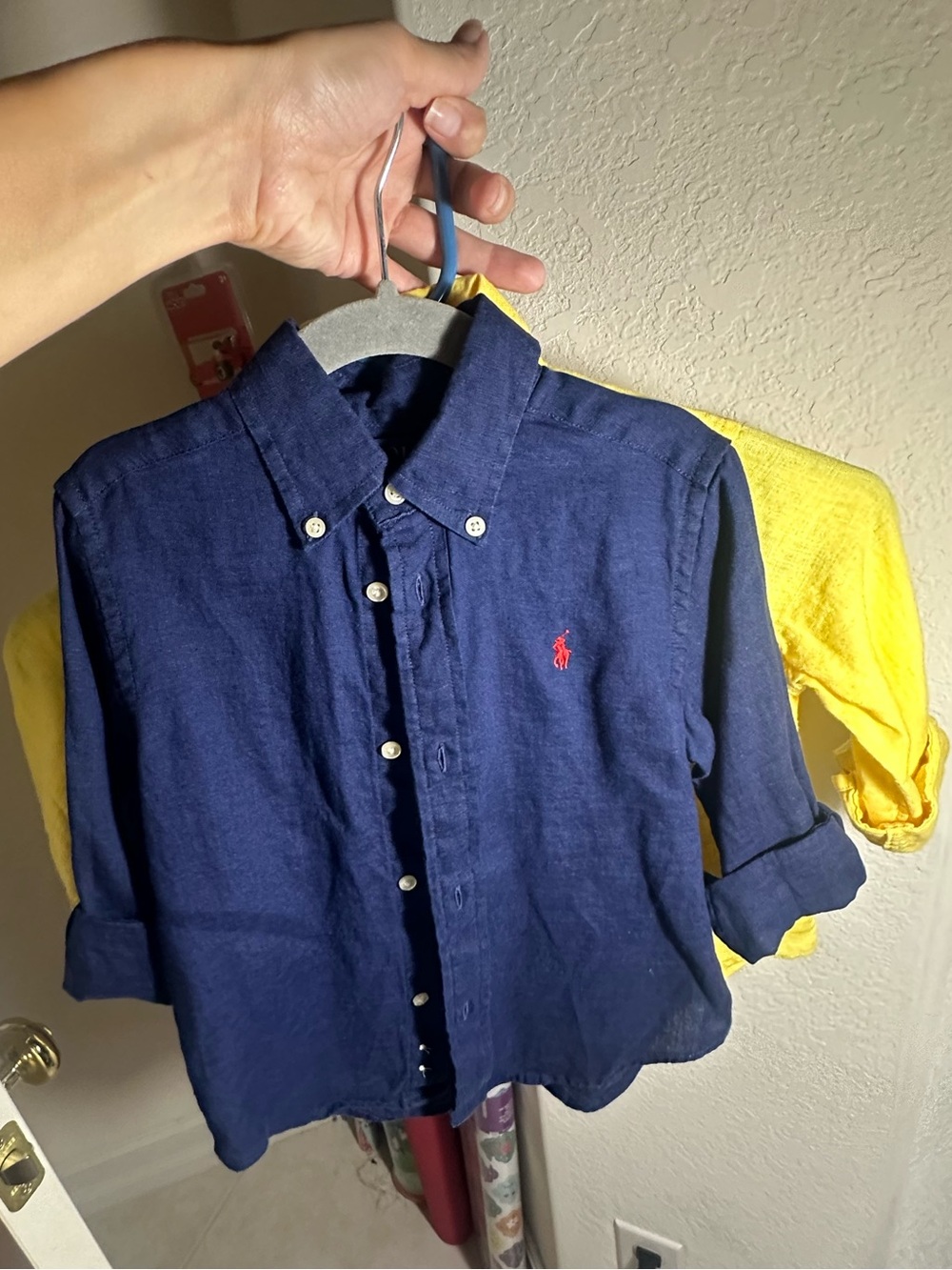 2 Linen Ralph Lauren button down shirts